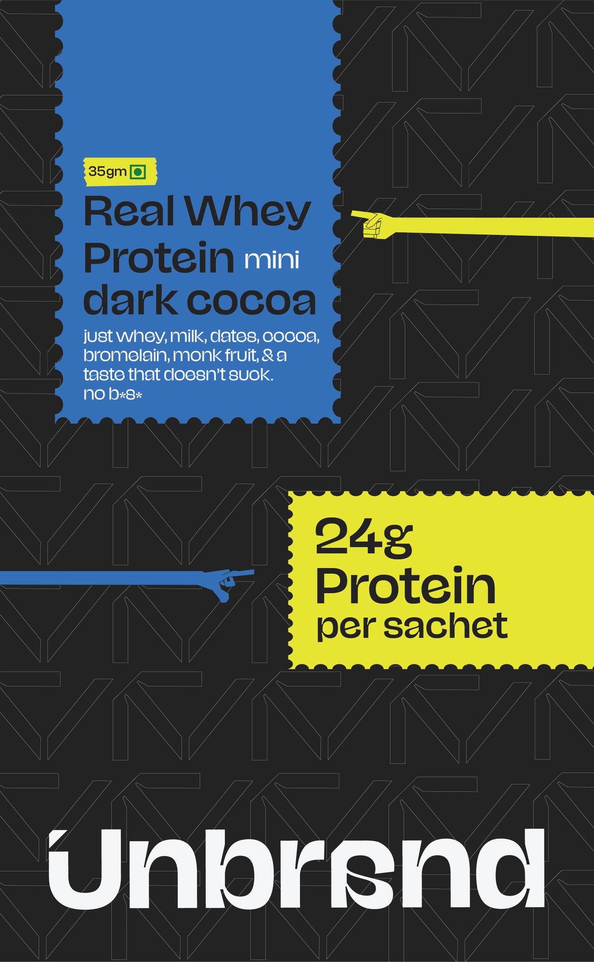Dark Cocoa 24 g Protein Powder - Pack of 6 sachets