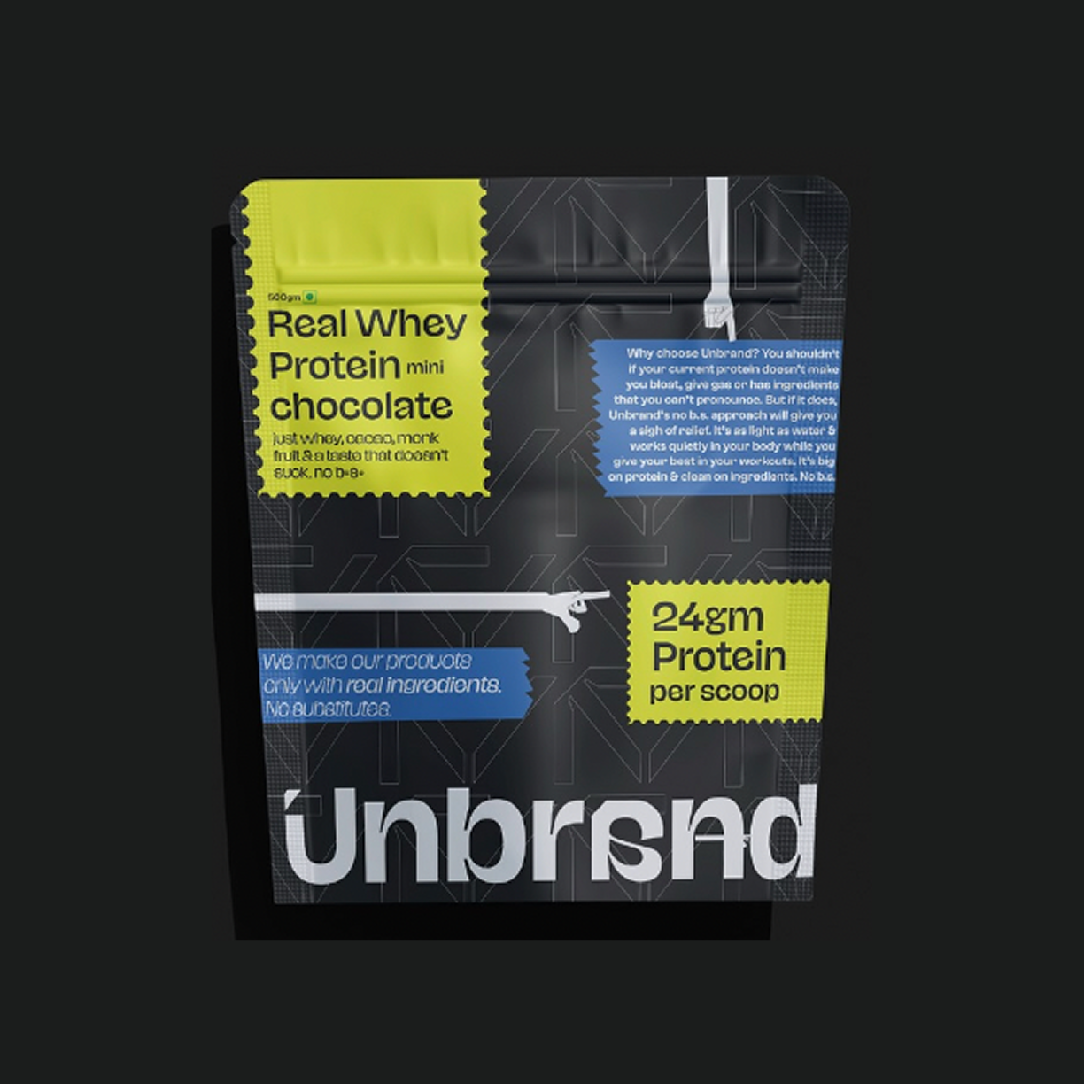 Dark Cocoa 24 g Protein Powder - Pack of 1 KG